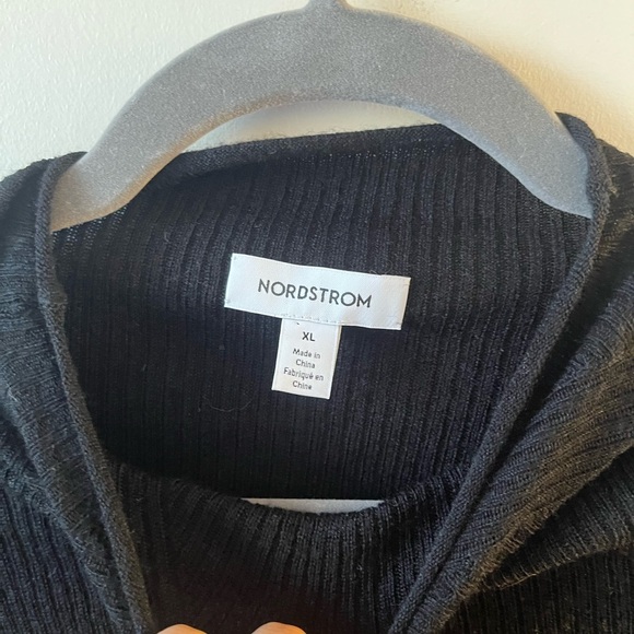 NWT NORDSTROM Merino-wool Ribbed High-neck Sweater - Picture 8 of 9